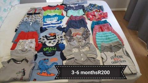 Baby clothes bundles and accessories