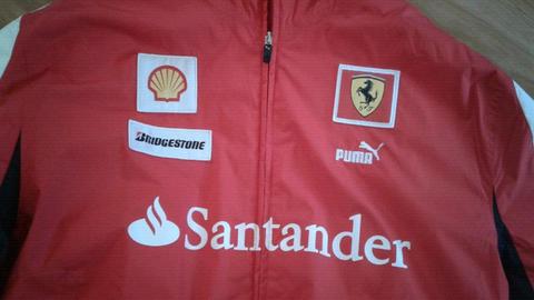 Puma Official Ferrari Branded Rain Jacket Brand New Condition XL
