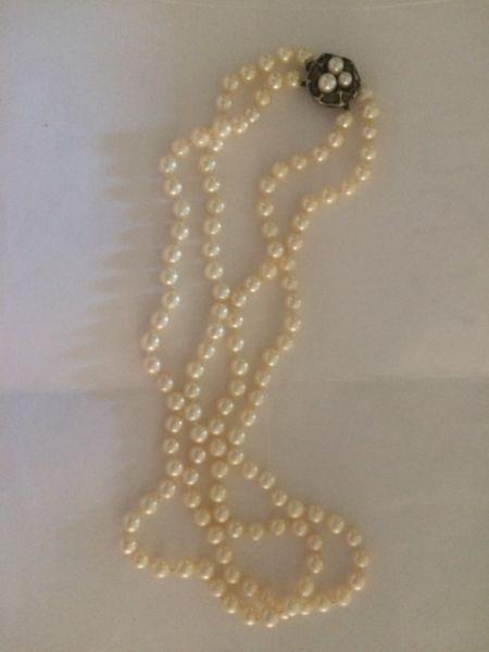 Vintage Double strand pearls