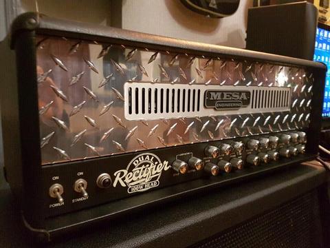 Trades or Sell: Mesa Boogie Dual Rectifier Amp is in pristine condition with footswitch/cover