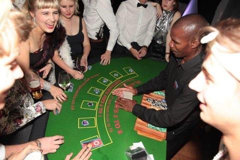 Gaming Tables for hire as Entertainment at Events