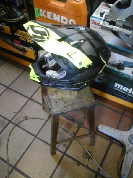 PROGRESS JUST 1( SIZE Large )Motor bike helmet in mint condition for sale
