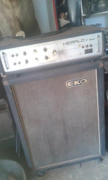 Large amp and speaker
