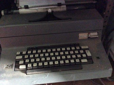 Vintage Olivetti electric typewriter