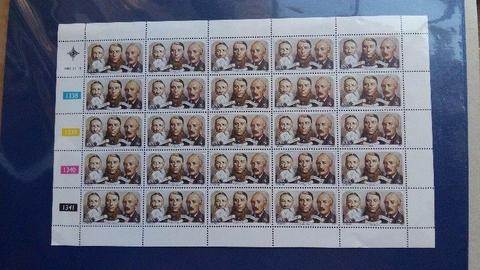 Complete Stamp set of Joubert, Kruger And Pretoriuis - Leaders of Zuid Afrikaanse Rebubliek