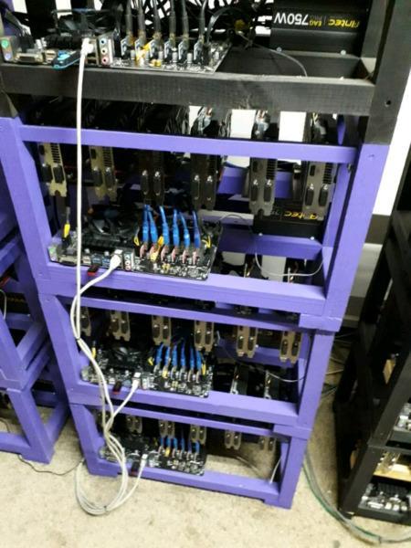 CRYPTO MINING RIGS : 11 x GPU Mining Rigs with 6 x 1060 cards per rig = 66 cards in total