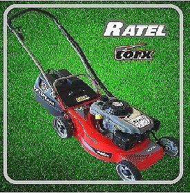 Tandem Ratel Torx XT200 steel deck lawnmowers for Professionals who need to mow lawns over 4000 m2
