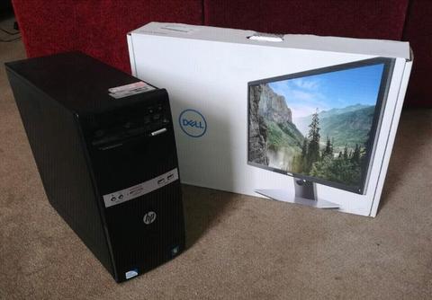 Complete Hp Desktop PC With Brand New 24