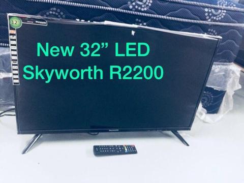 NEW 32inch Skyworth led tv with remote