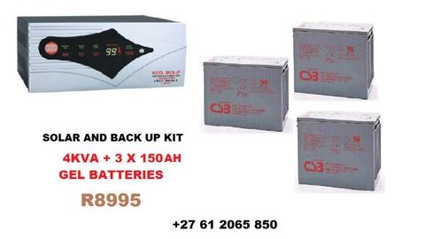 4KVA SYSTEM WITH CSB 150 AH