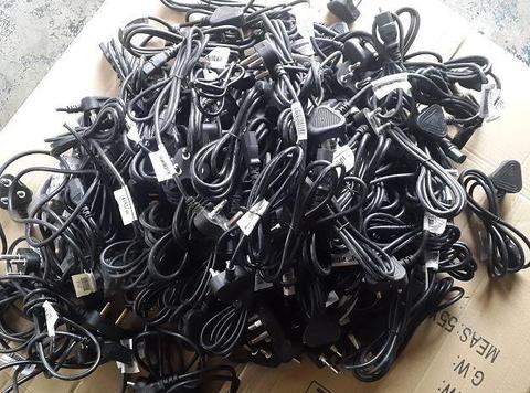 300 Power Cables - Various lengths - GOOD QUALITY!!!
