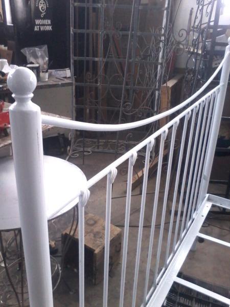 Wrought iron bed