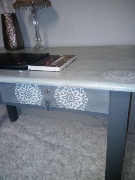 Lovely solid desk painted by Nostalgia Decor