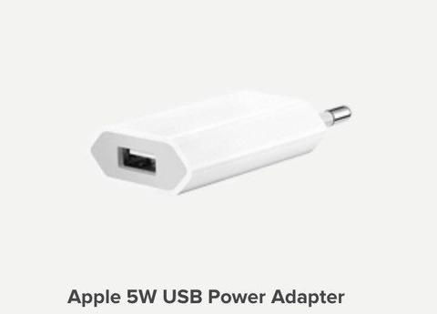 Apple USB charger adapter