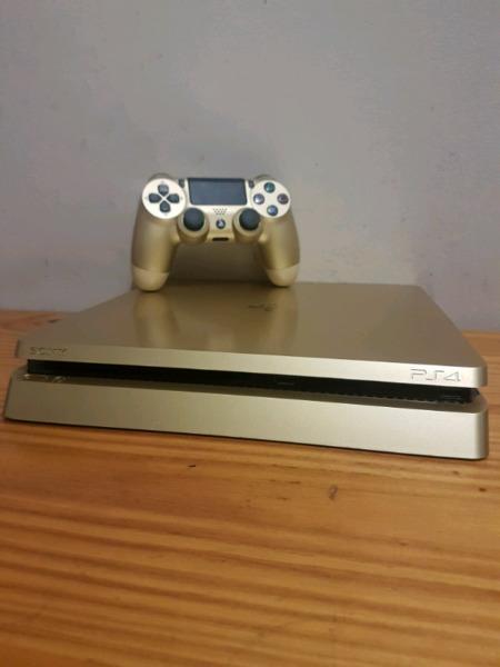 Limited edition gold 500gig ps4 slim