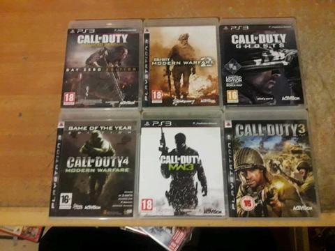 PS3 CALL OF DUTY GAMES FROM R70