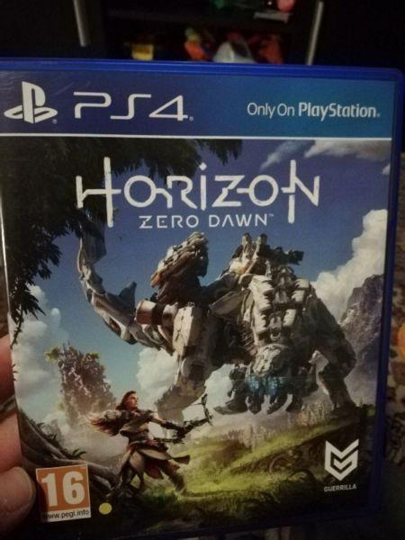 PS4 Horizon Zero Dawn. Epic open world game. Great condition