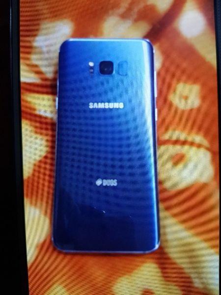 Samsung galaxy S8+ 64gb,overseas version,blue.with original charger,hands free nd cover