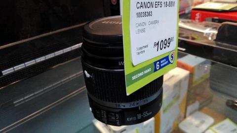 Canon 18-55mms lens