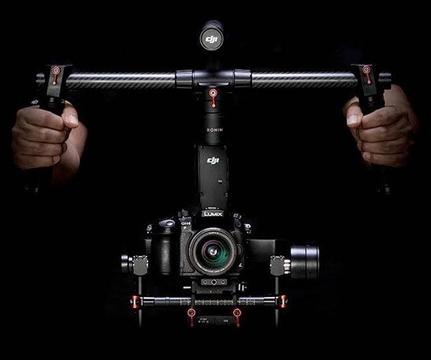 DJI Ronin-M with DJI Carry Case and accessories (remote, grip etc)