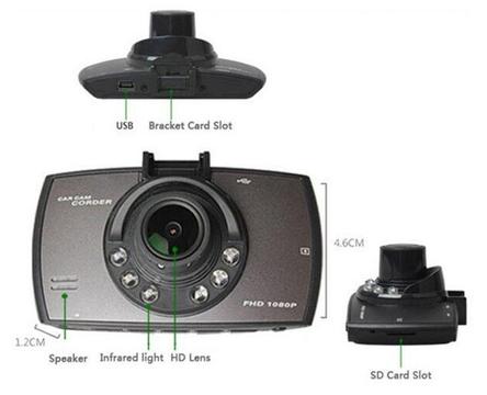 Brand New Car Dashcam: LCD VGA Car DVR Dash Camera Crash Cam Recorder Night Vision