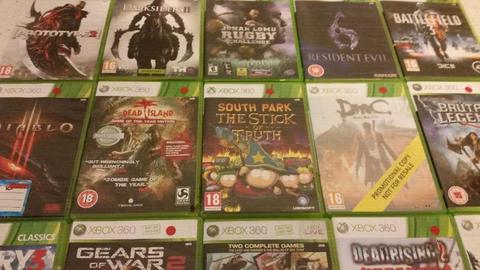 !! XBOX 360 GAMES FOR SALE !!