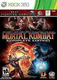 XBOX 360 MORTAL KOMBAT KOMPLETE EDITION (LOTS OF OTHER TITLES IN STORE)