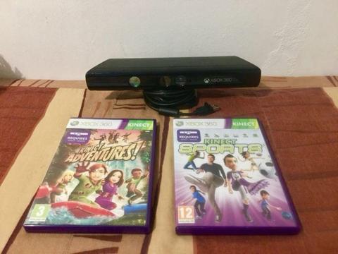 Xbox 360 Kinect + 2 GAMES !!