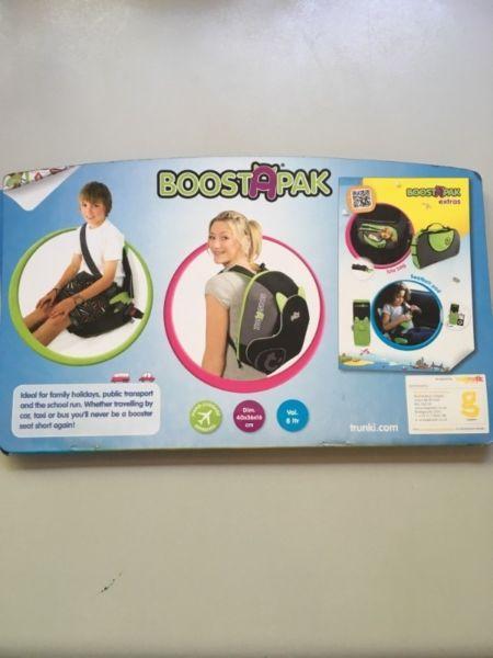 Booster seat and back pack