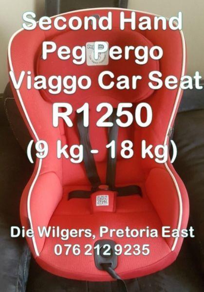 Second Hand Peg Pergo Viaggo Car Seat (9 kg - 18 kg)