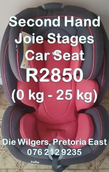 Second Hand Joie Stages Car Seat (0 kg - 25 kg)
