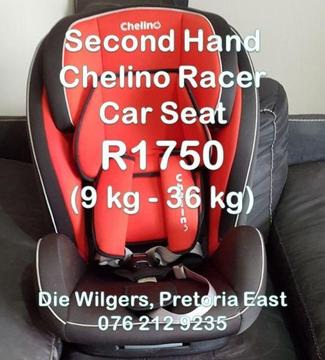 Second Hand Chelino Racer Car Seat (9 kg - 36 kg)