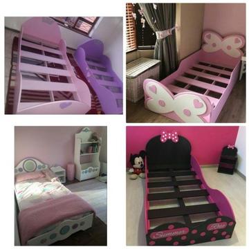 KIDS THEME BEDS - Toddler, Single and 3/4 size
