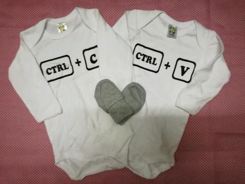 Personalised baby onesies