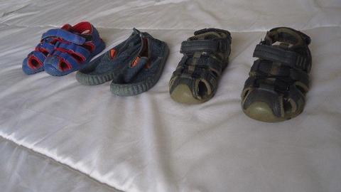 3 x pairs Woolworths boys shoes - Size 8