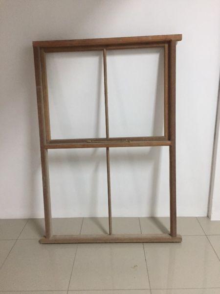 Wood window and two wood doors for sale