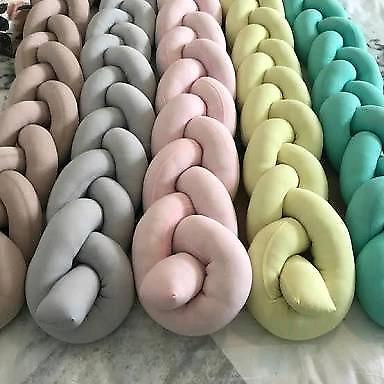Beautiful braided cot bumpers