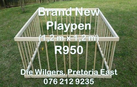 Brand New Playpen (1,2 m x 1,2 m)