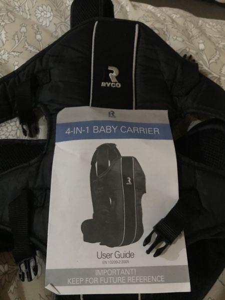 Ryco 4-in-1 Baby Carrier ***As New***