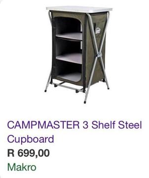 Camp master 3 shelf table