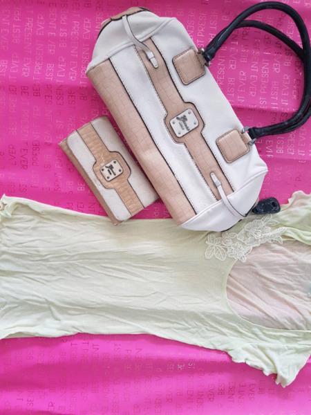 Original used guess Bag,purse and top