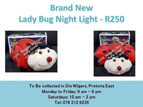 Brand New Lady Bug Night Light