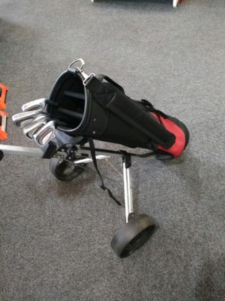 Golf Clubs Stratos + Trolley