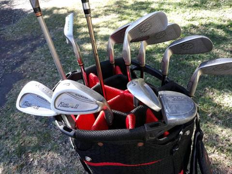 King Cobra II golf club set in good Ogio carry bag