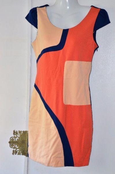 SALE! 3-Colour Stretch Vero Moda Dress (Size 10)