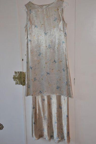 Stunning Chinese Satin Skirt & Dress/Top (Medium)
