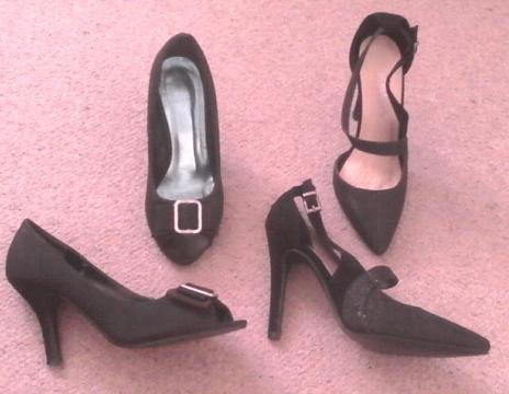 Size 3 Black Heels ....R150 For BOTH!