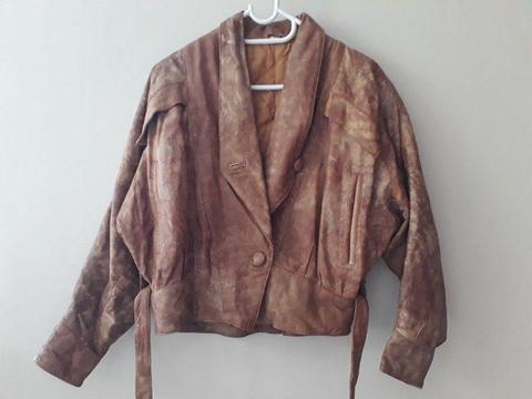 Vintage second hand leather jacket