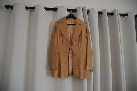 Leather Jacket - Tan Colour