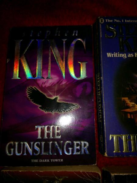 Steven King and Kathy Reichs books